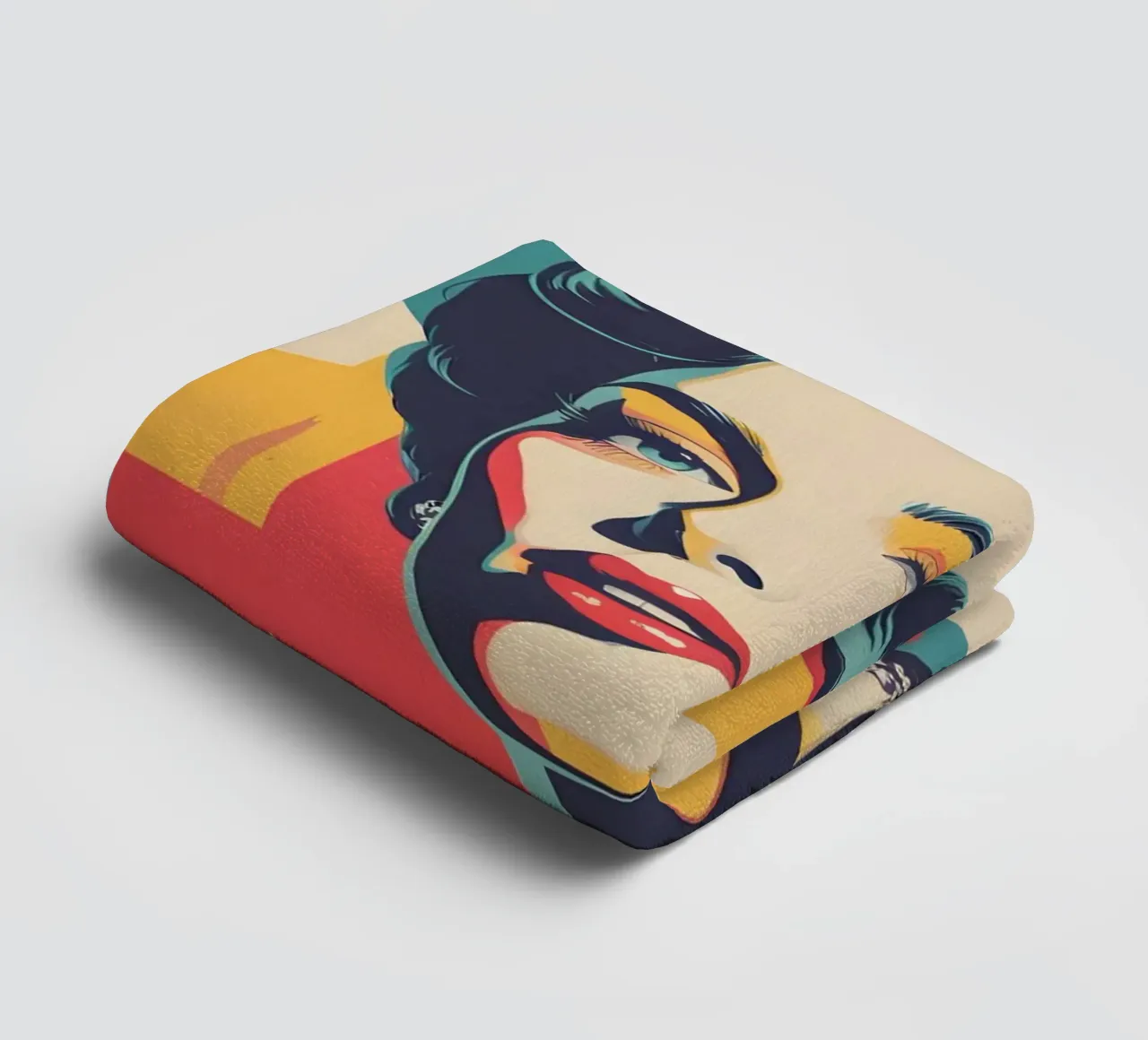 pop art nostalgica e retrò asciugamano da bagno da LIFESTYLE OBJECTS