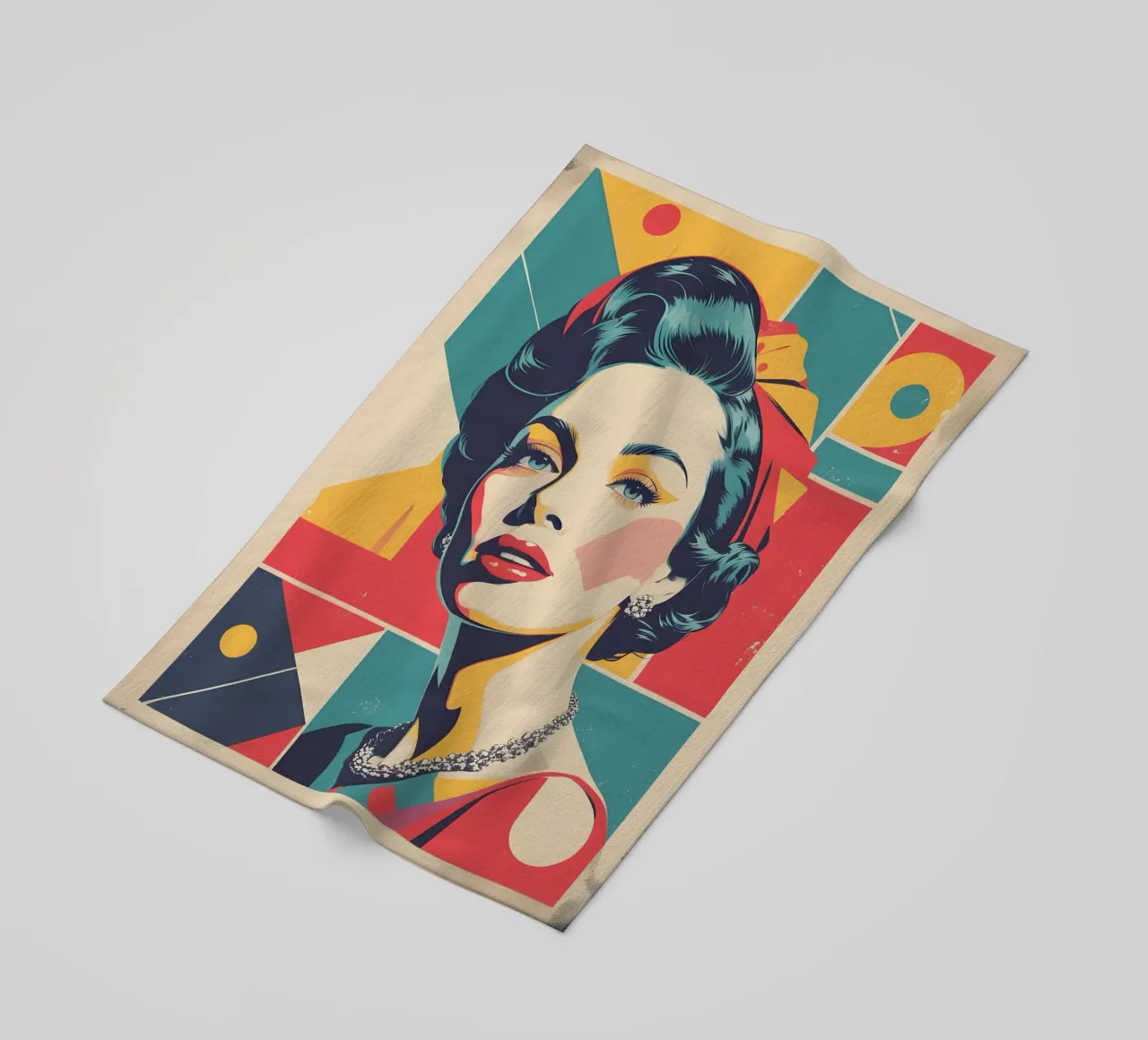 pop art nostalgica e retrò telo mare da LIFESTYLE OBJECTS