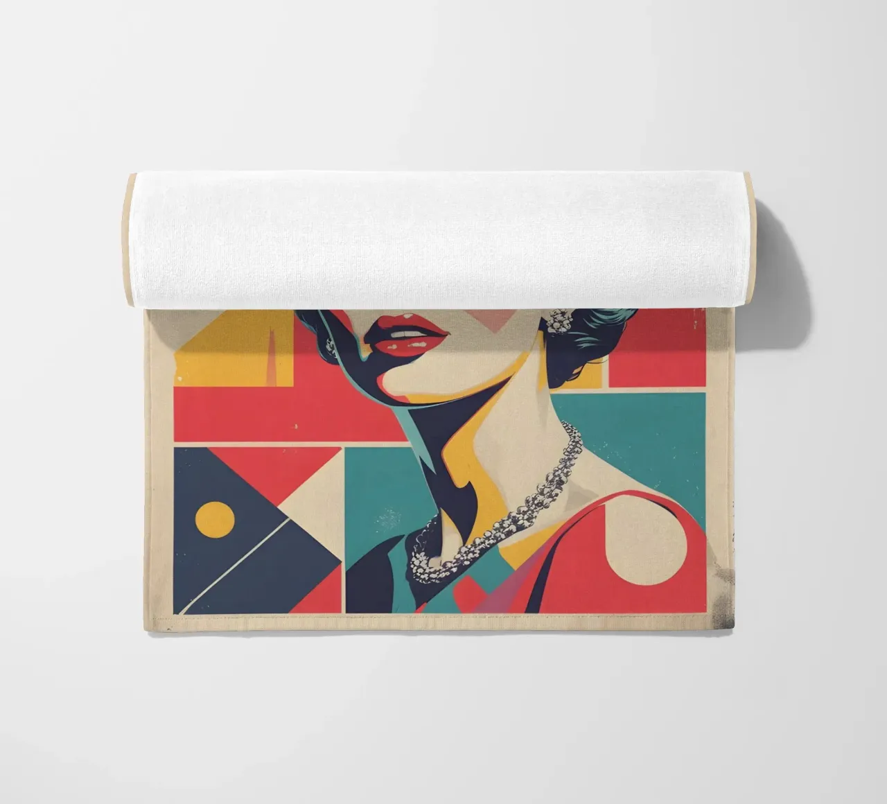 pop art nostalgica e retrò telo mare da LIFESTYLE OBJECTS