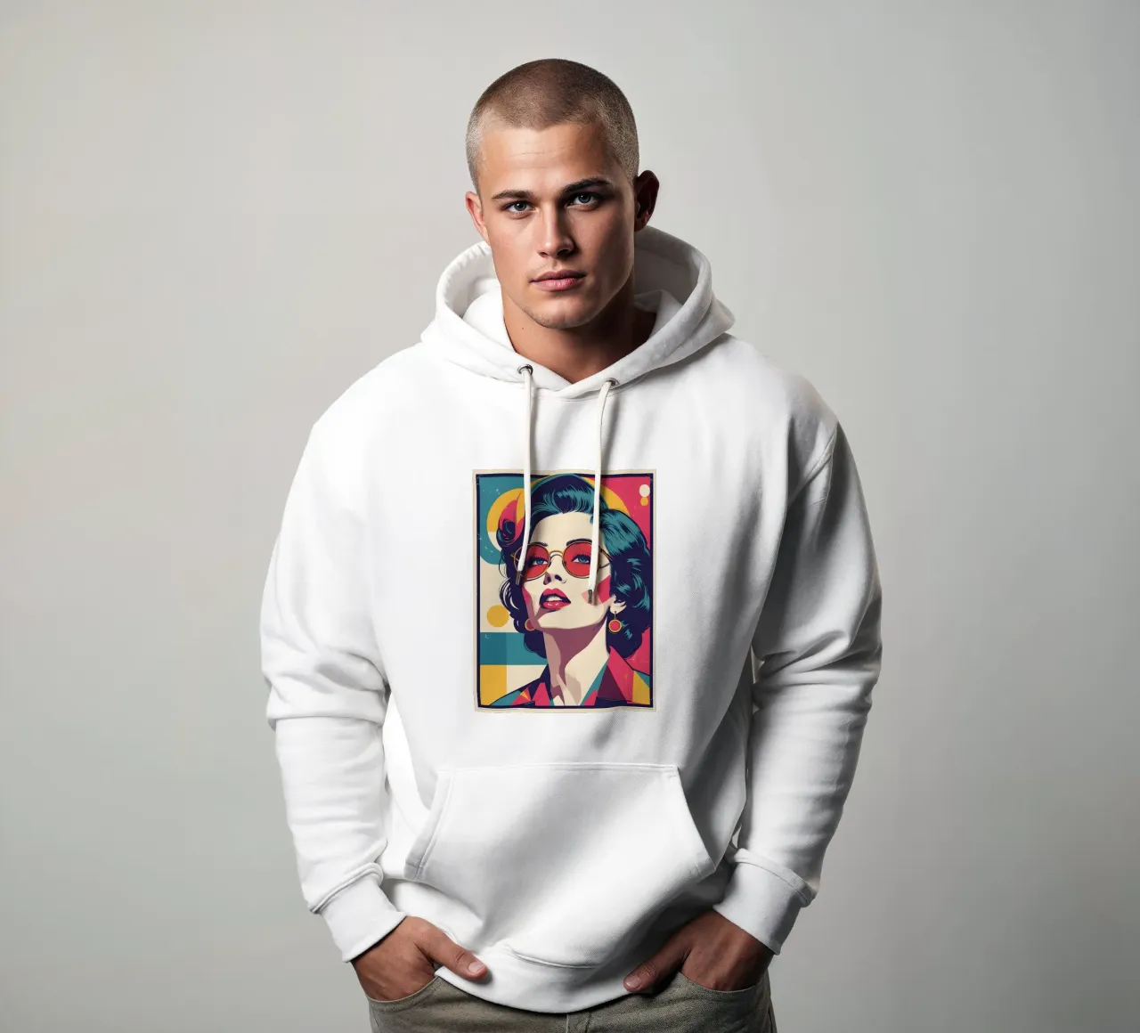 pop art nostalgica e retrò felpa con cappuccio da LIFESTYLE OBJECTS