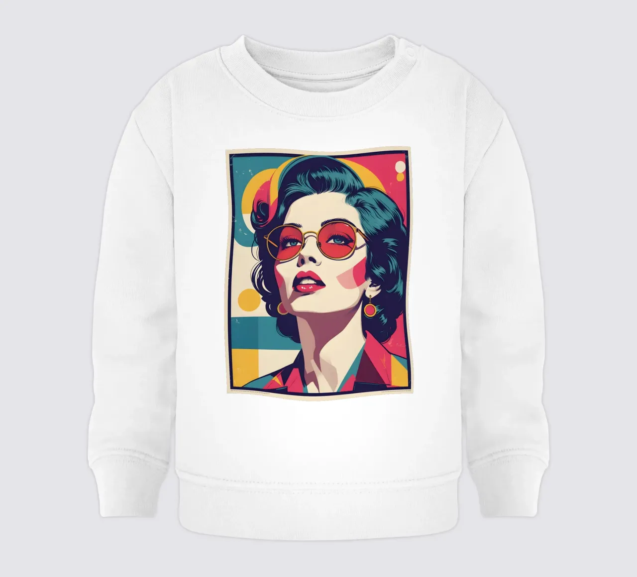 pop art nostalgica e retrò felpa neonato da LIFESTYLE OBJECTS