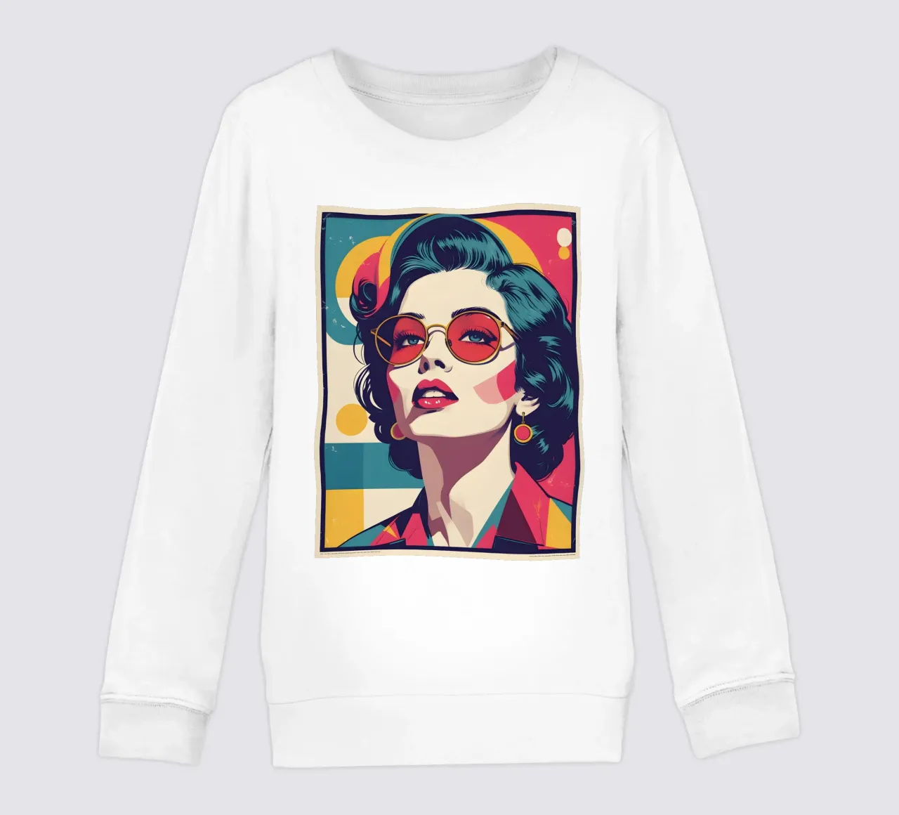 pop art nostalgica e retrò felpa bambino da LIFESTYLE OBJECTS