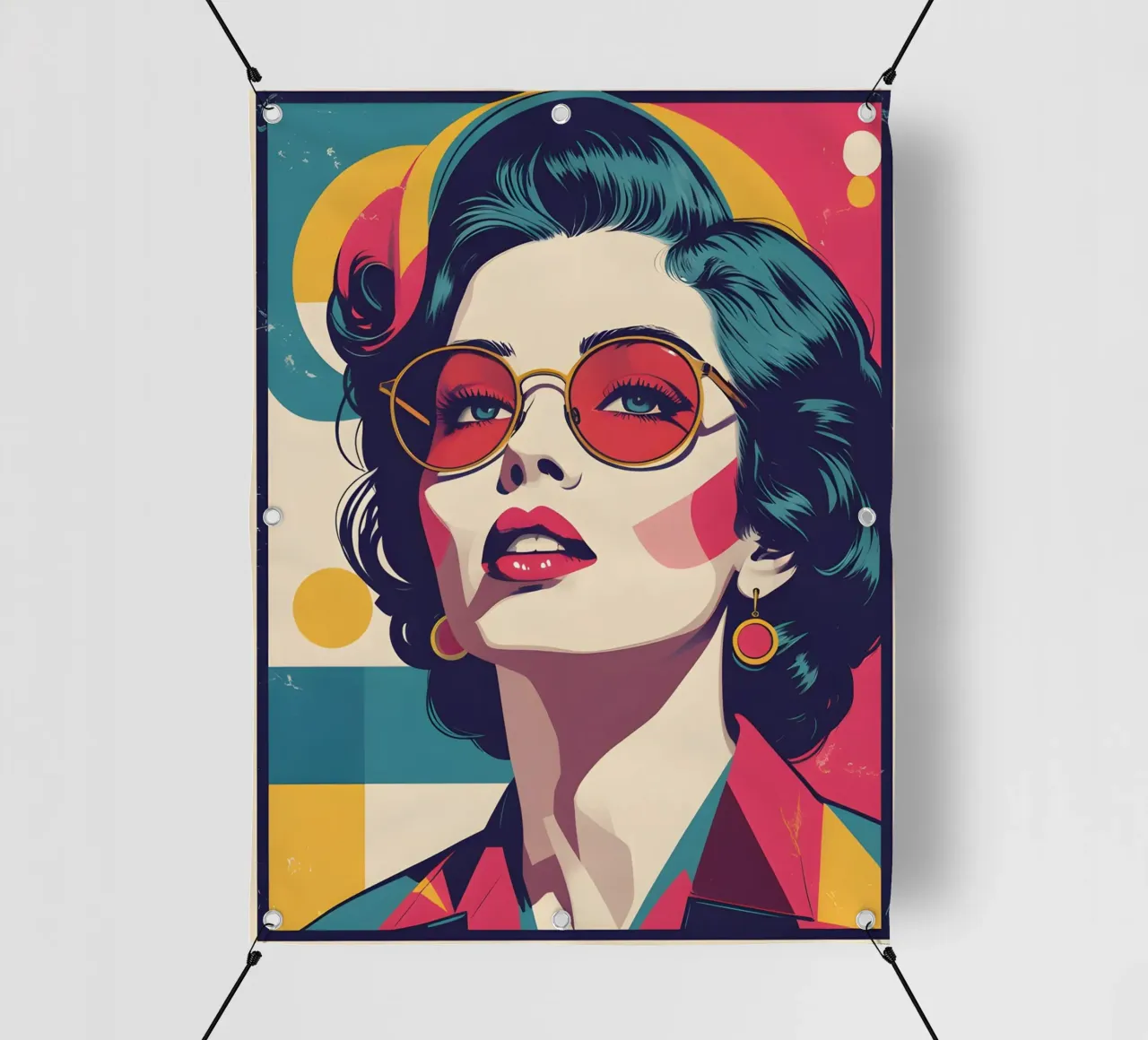 pop art nostalgica e retrò telo in pvc da LIFESTYLE OBJECTS