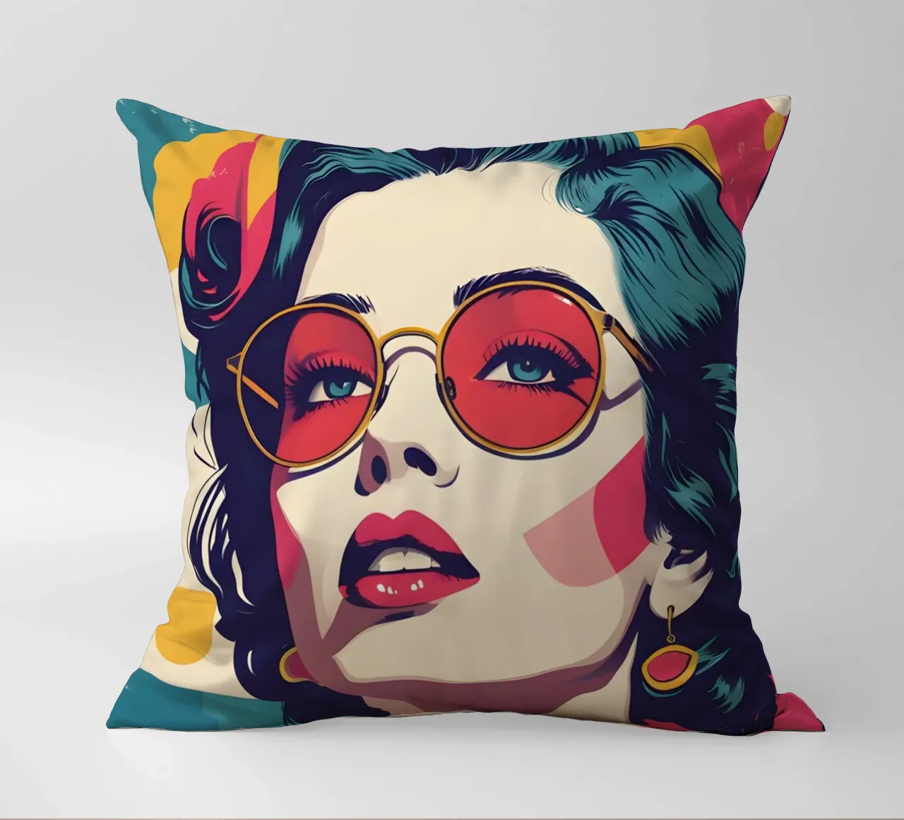 pop art nostalgica e retrò cuscino da LIFESTYLE OBJECTS