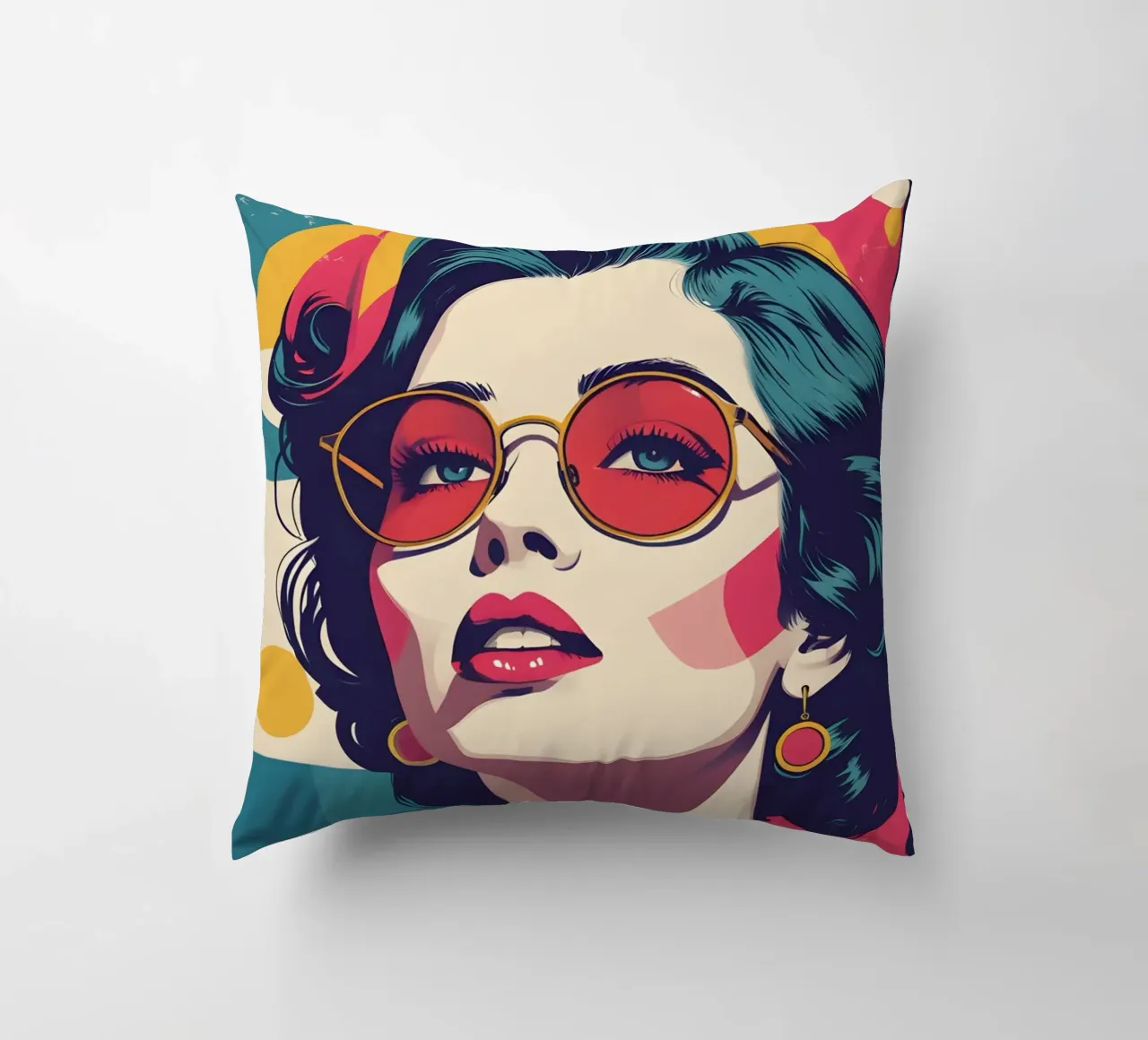 pop art nostalgica e retrò cuscino da LIFESTYLE OBJECTS
