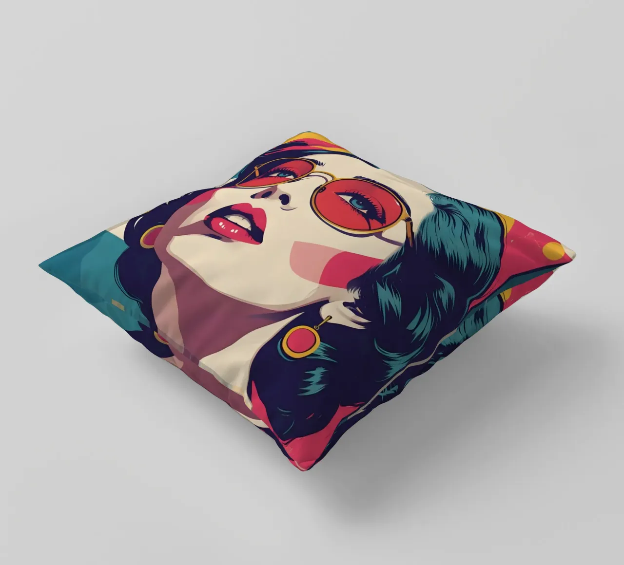 pop art nostalgica e retrò cuscino da LIFESTYLE OBJECTS