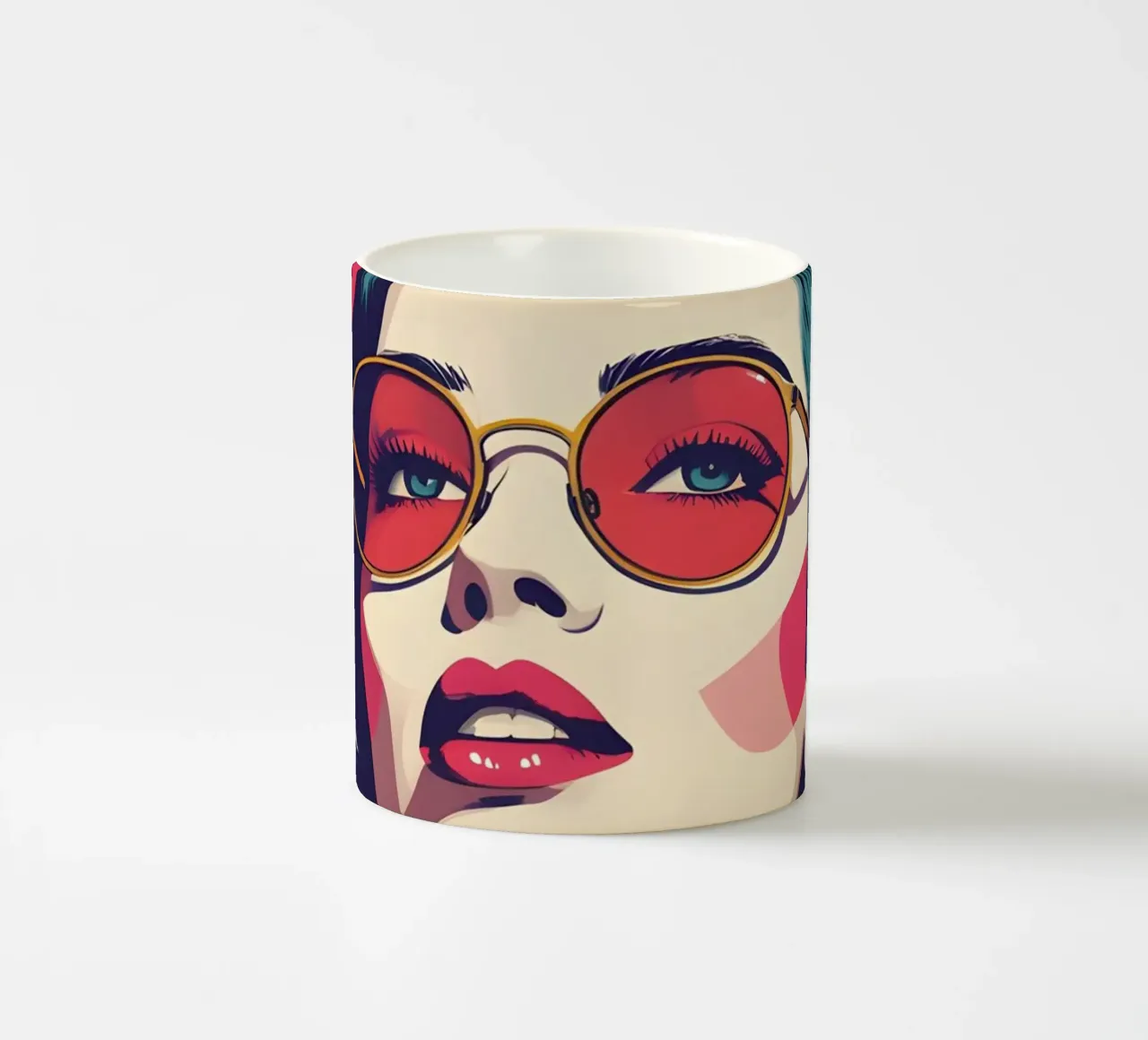pop art nostalgica e retrò tazza in ceramica da LIFESTYLE OBJECTS