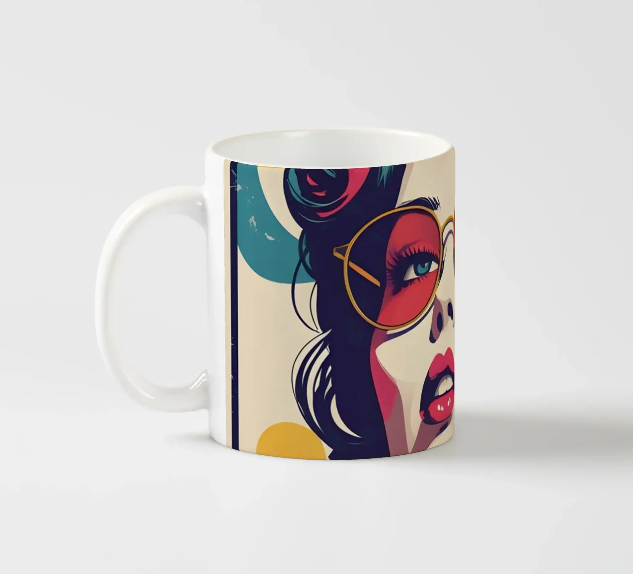 pop art nostalgica e retrò tazza in ceramica da LIFESTYLE OBJECTS