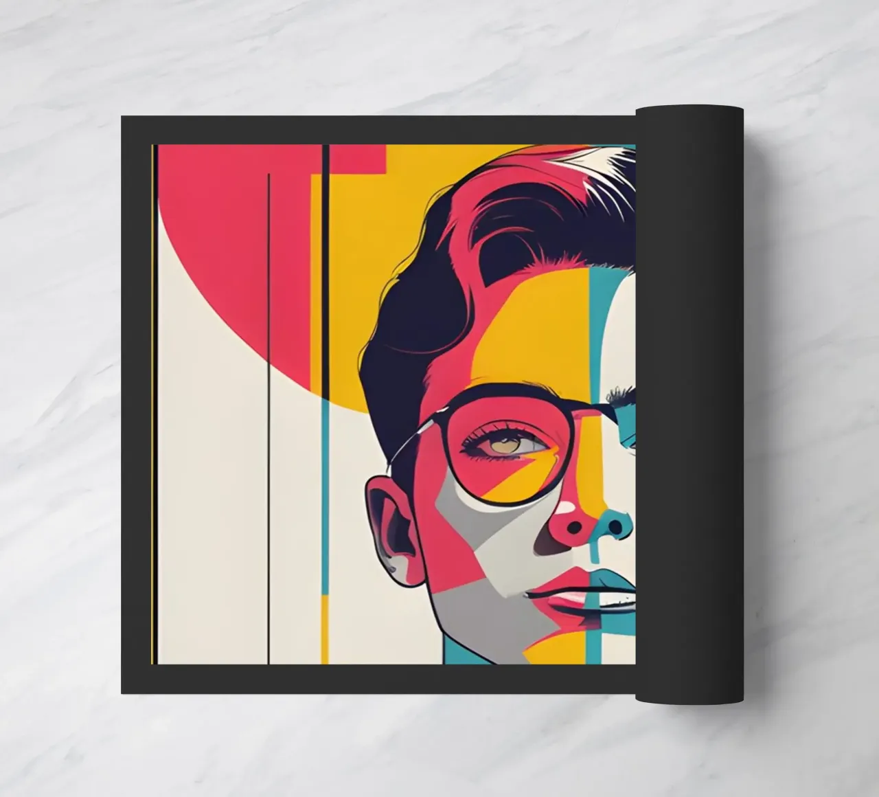 pop art nostalgica e retrò zerbino da LIFESTYLE OBJECTS