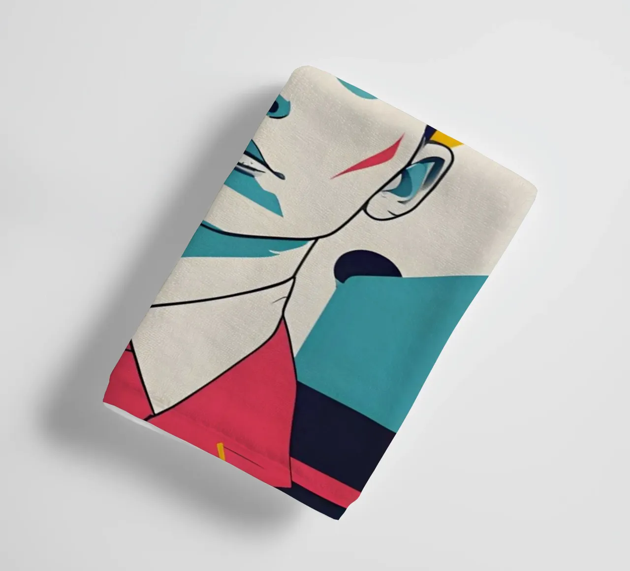 pop art nostalgica e retrò asciugamano da bagno da LIFESTYLE OBJECTS