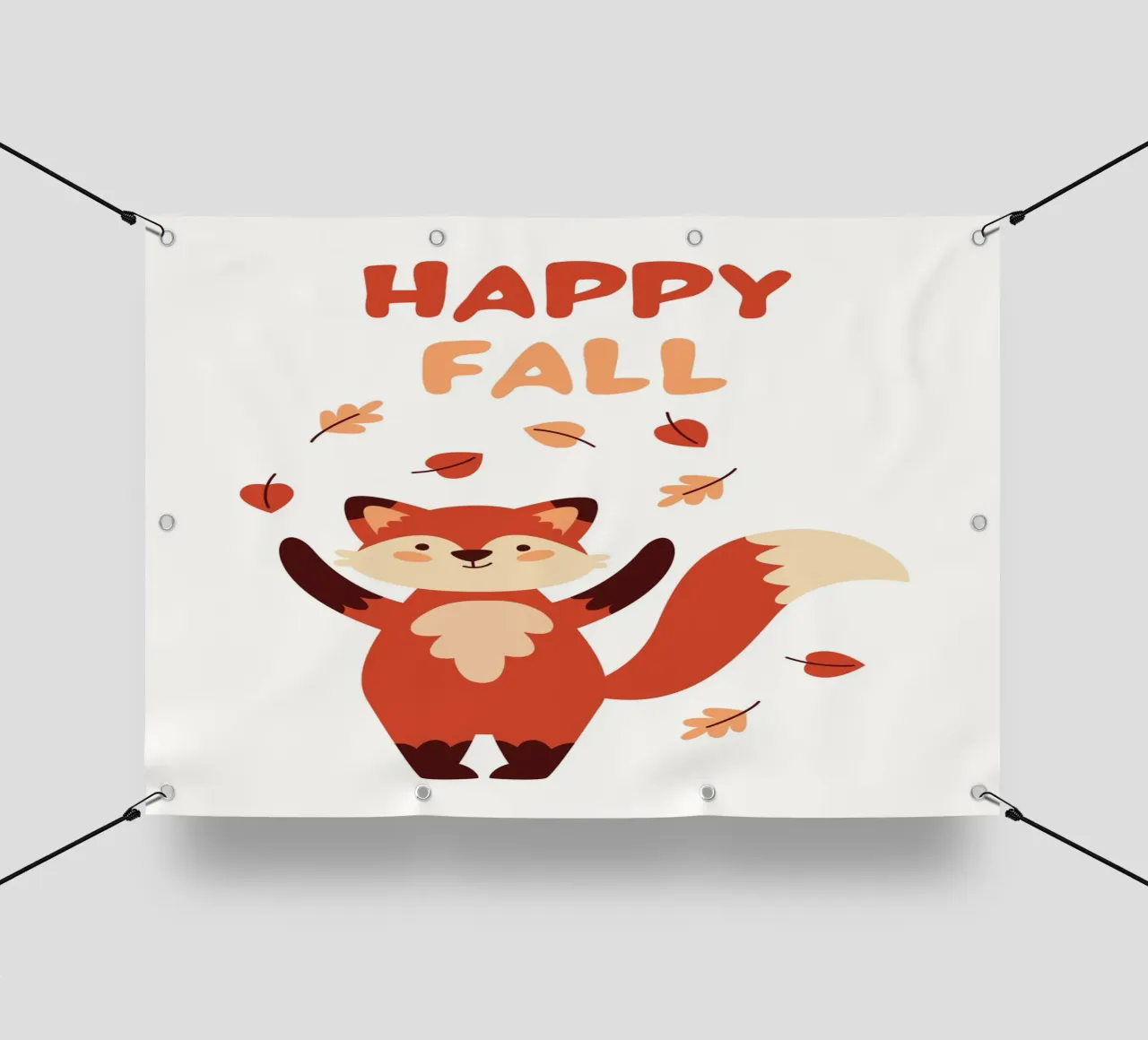 Happy Fall telo in pvc da PinkCandyWalls