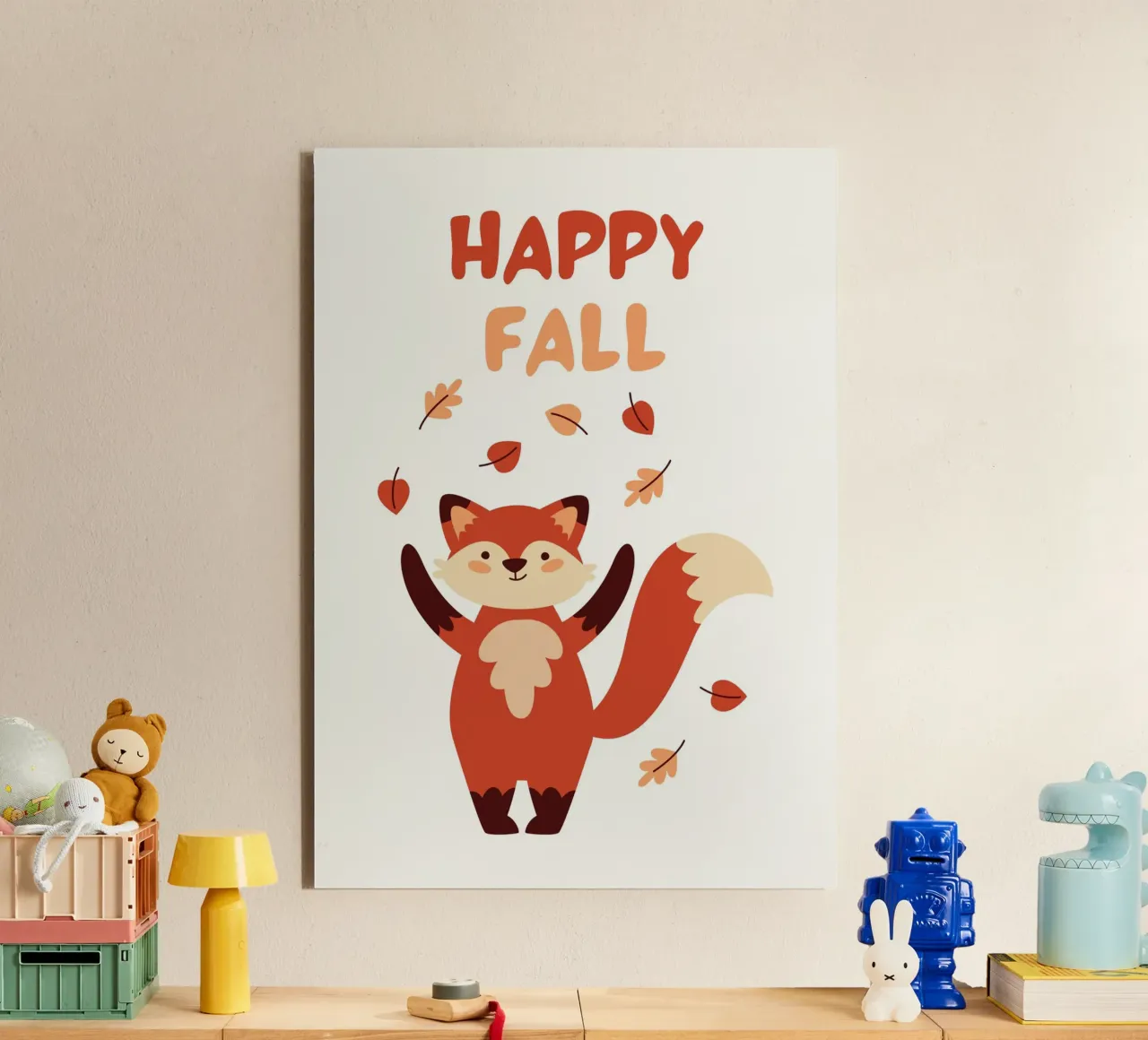 Happy Fall alluminio dibond da PinkCandyWalls