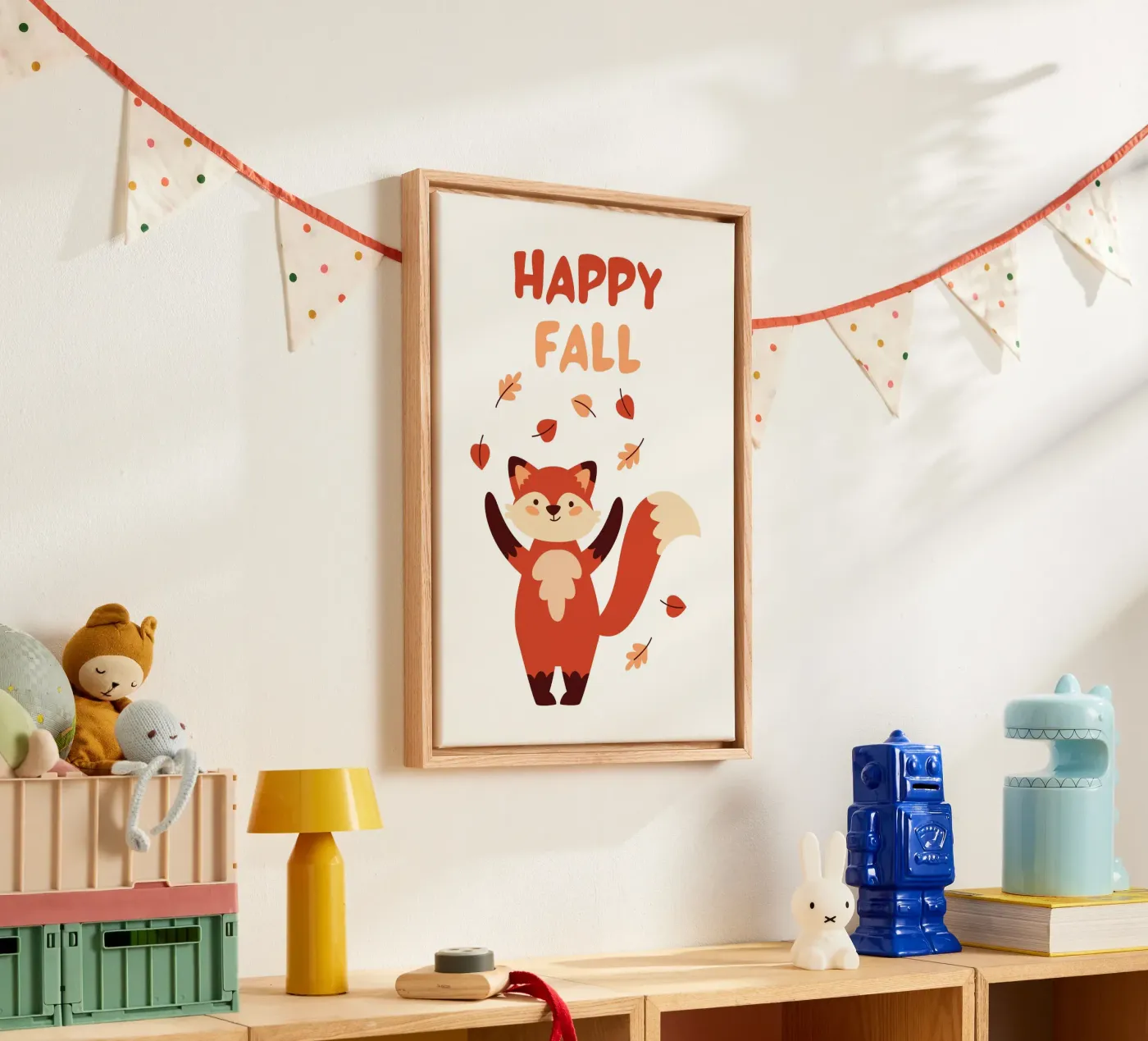 Happy Fall canvas van PinkCandyWalls