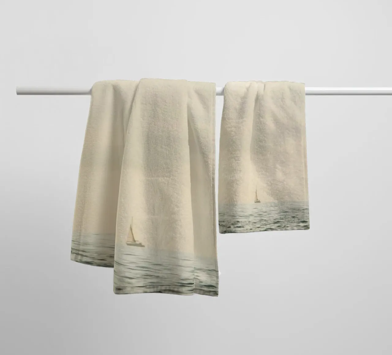 boat gradient asciugamano da bagno da beney