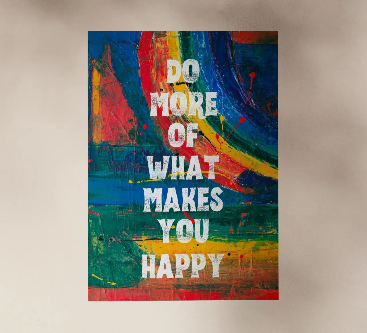Do more of what makes you happy pellicola backlit da PinkCandyWalls