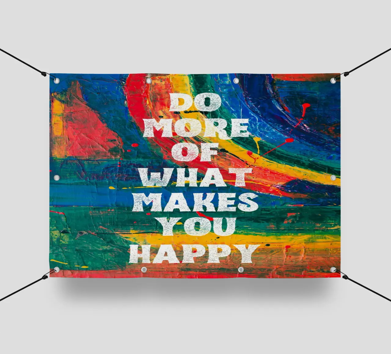 Do more of what makes you happy telo in pvc da PinkCandyWalls