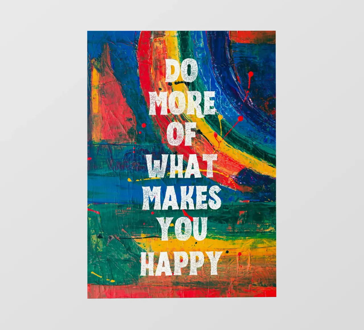 Do more of what makes you happy telo in pvc da PinkCandyWalls