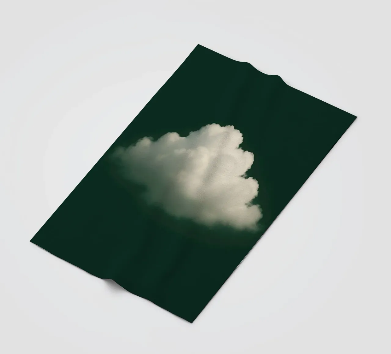 Clouds on a green background coperta in pile da Ramcdc