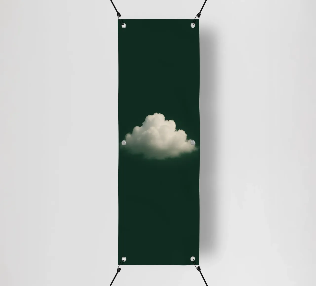 Clouds on a green background telo in pvc da Ramcdc