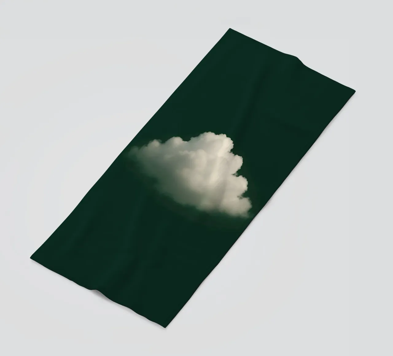 Clouds on a green background telo mare da Ramcdc