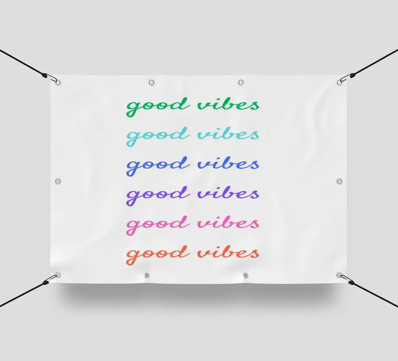 Good vibes telo in pvc da PinkCandyWalls