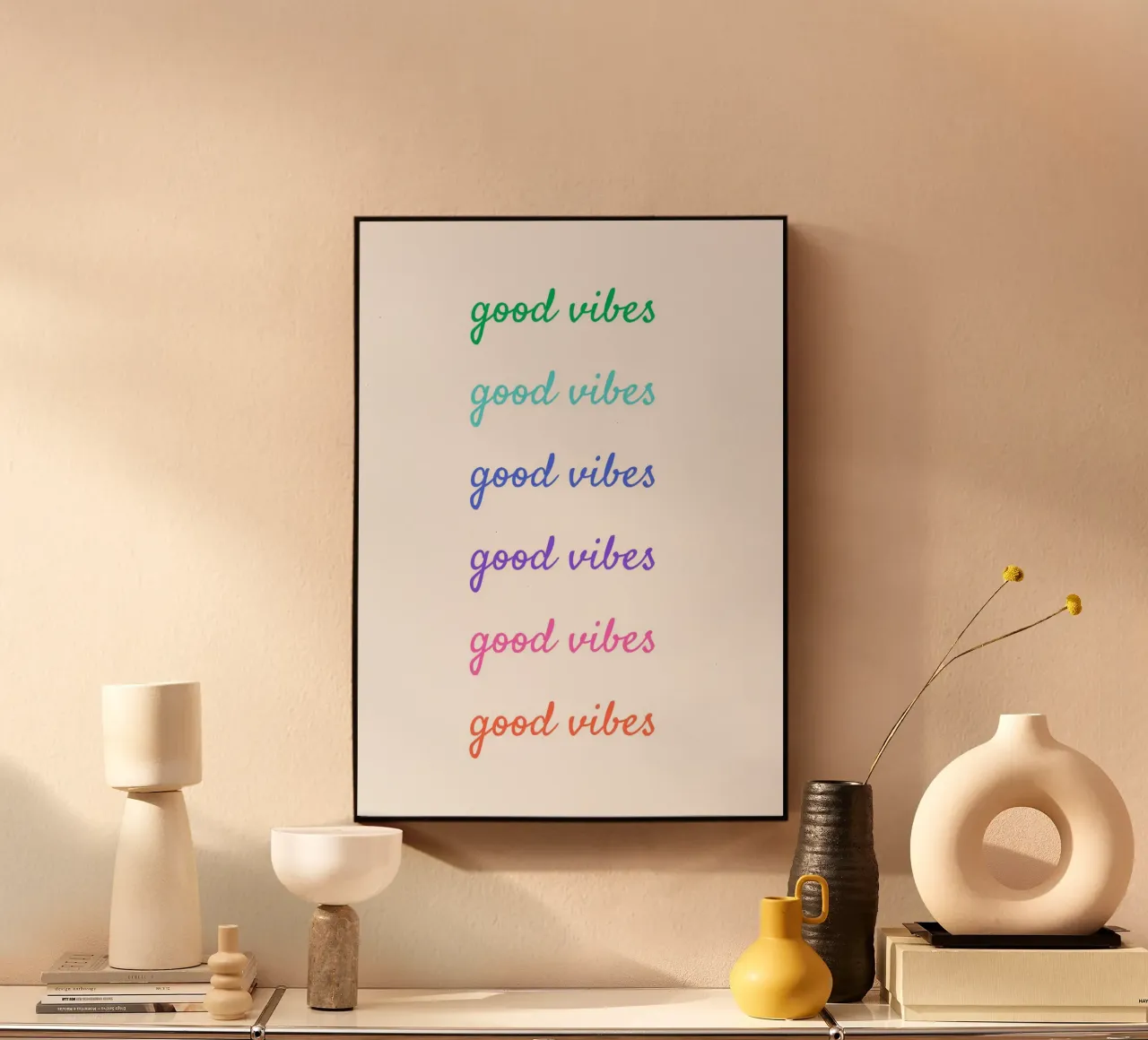 Good vibes plexiglass da PinkCandyWalls