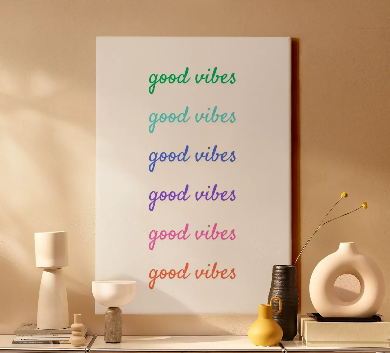 Good vibes tela da PinkCandyWalls