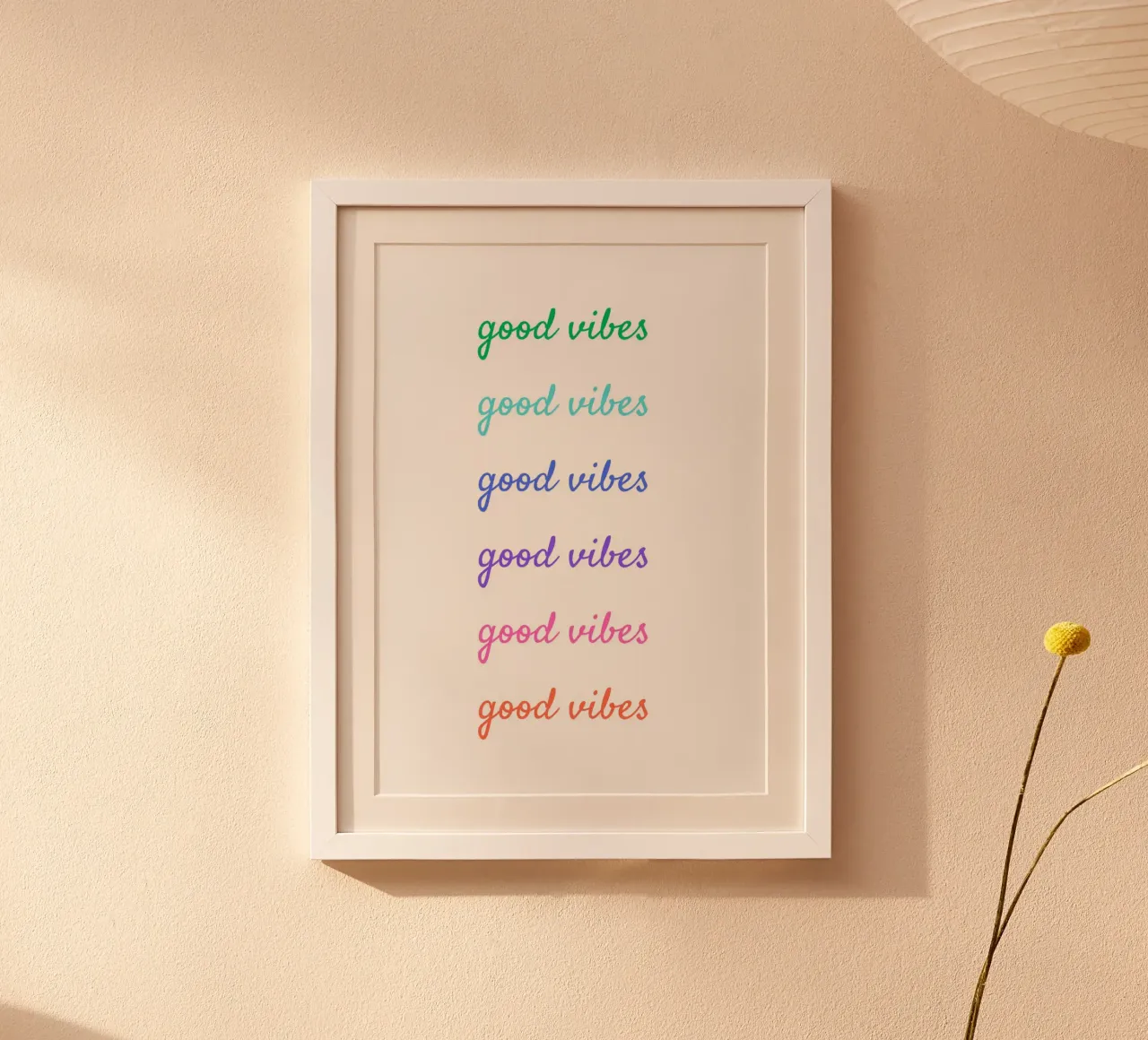 Good vibes carta hahnemühle da PinkCandyWalls