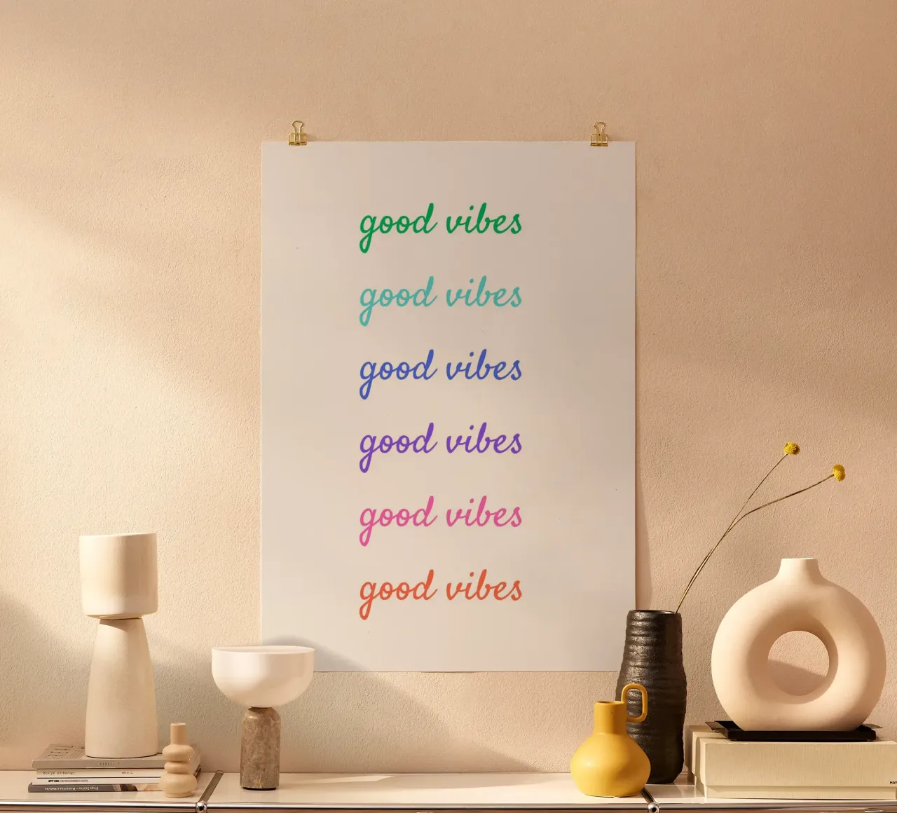 Good vibes carta hahnemühle da PinkCandyWalls