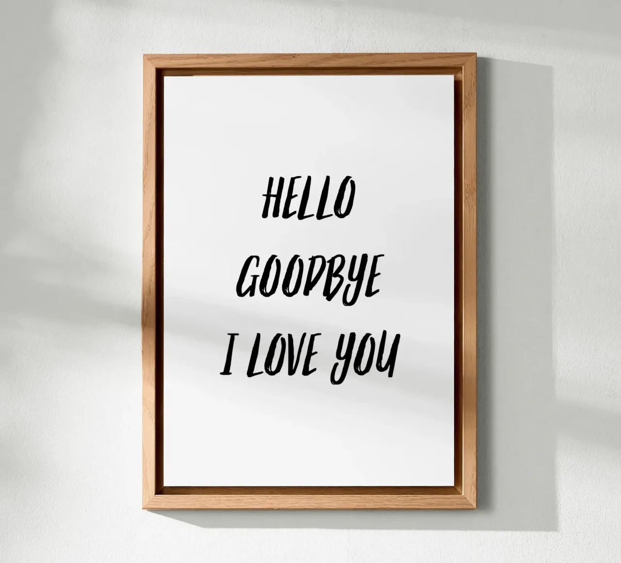 Hello goodbye I love you forex plate by PinkCandyWalls