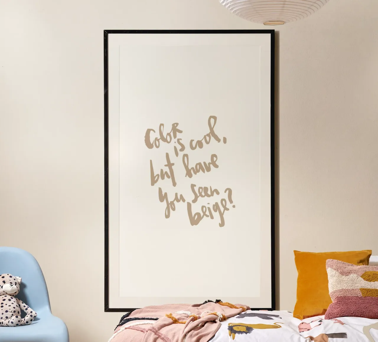 Beige poster da Brushmeetspaper