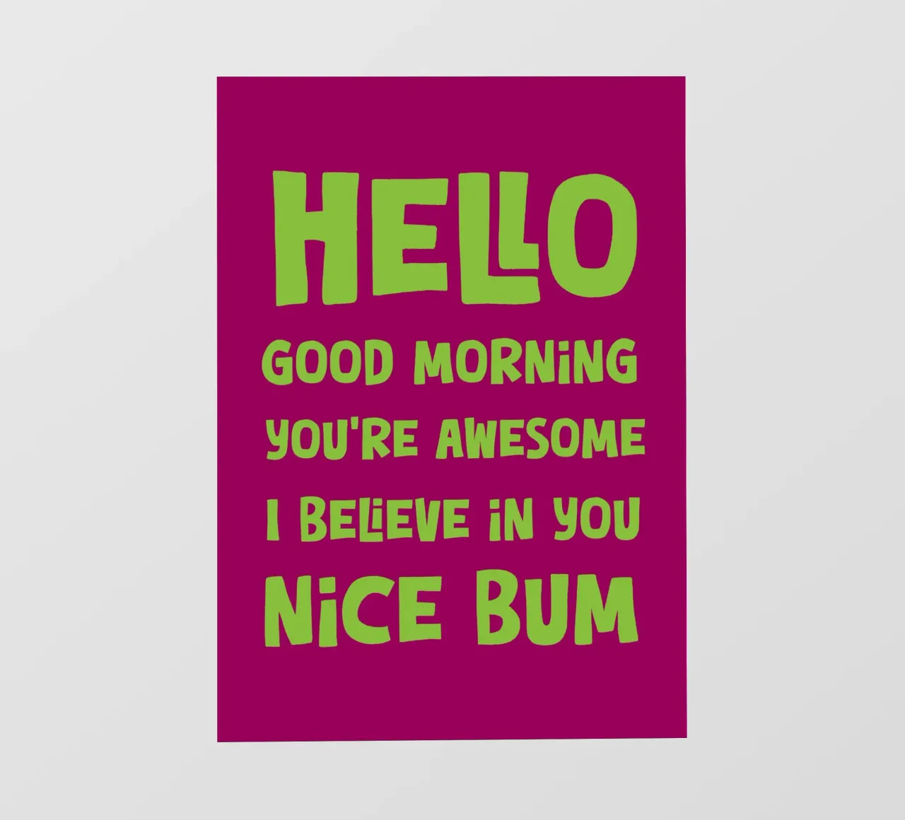 Hello pellicola backlit da PinkCandyWalls