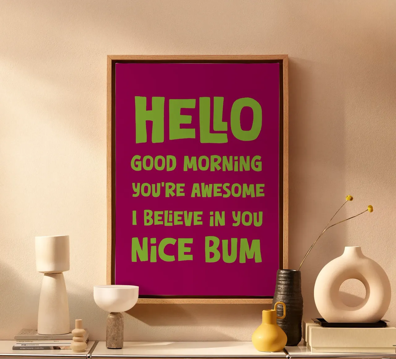 Hello canvas van PinkCandyWalls