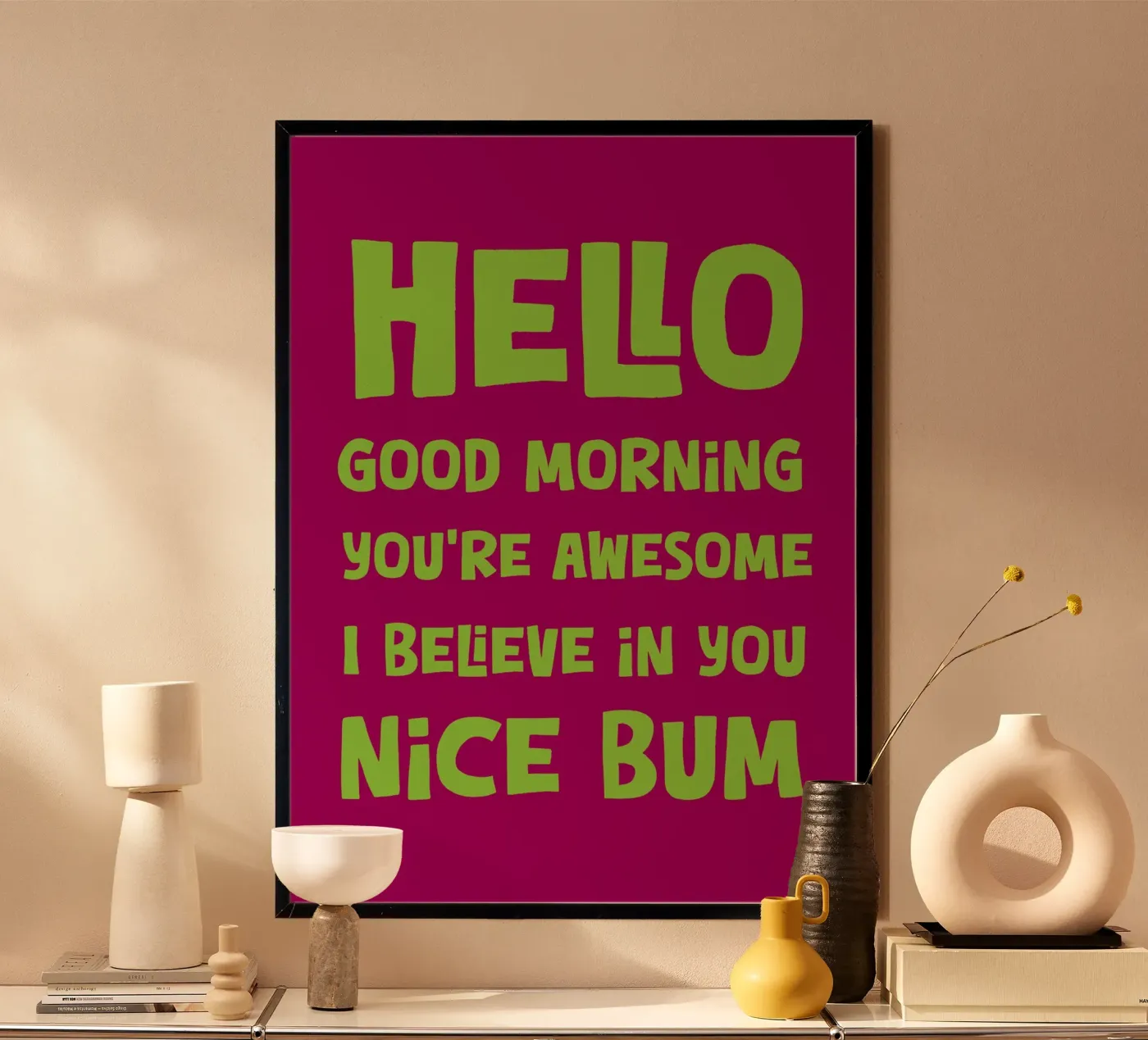 Hello poster de PinkCandyWalls