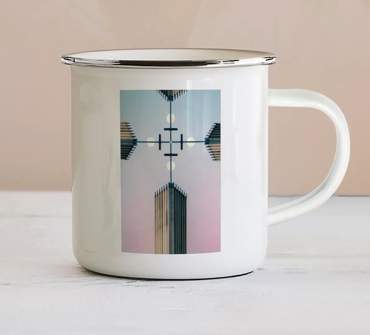 perfect link architecture tazza in smalto da beney