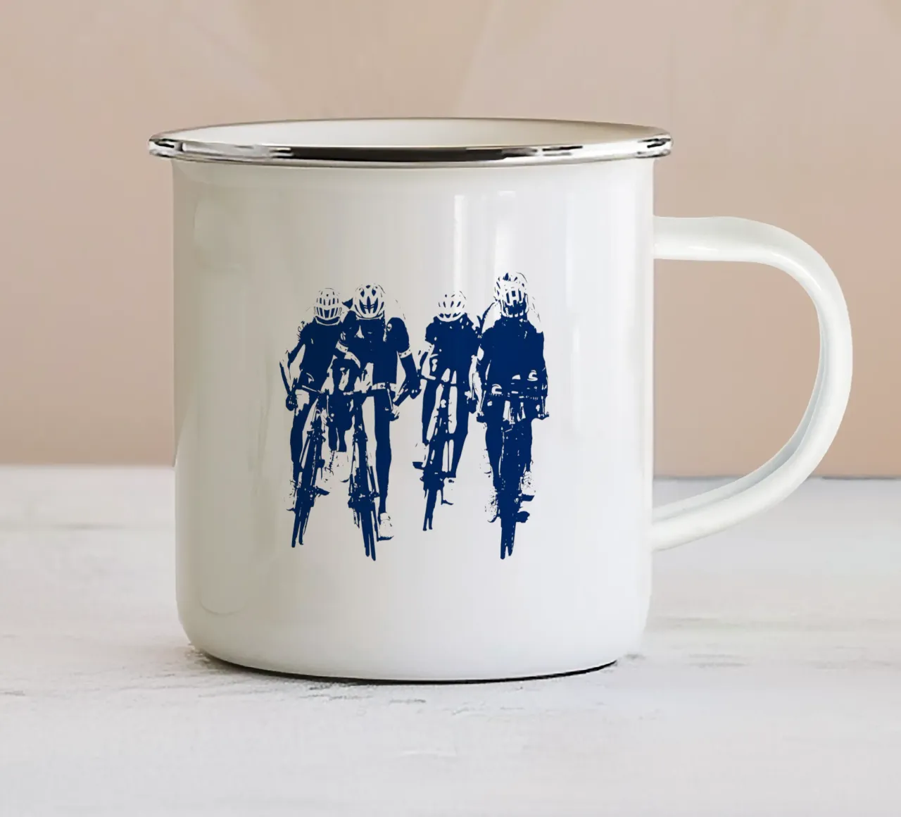 Ciclismo tazza in smalto da LaylaOzFun