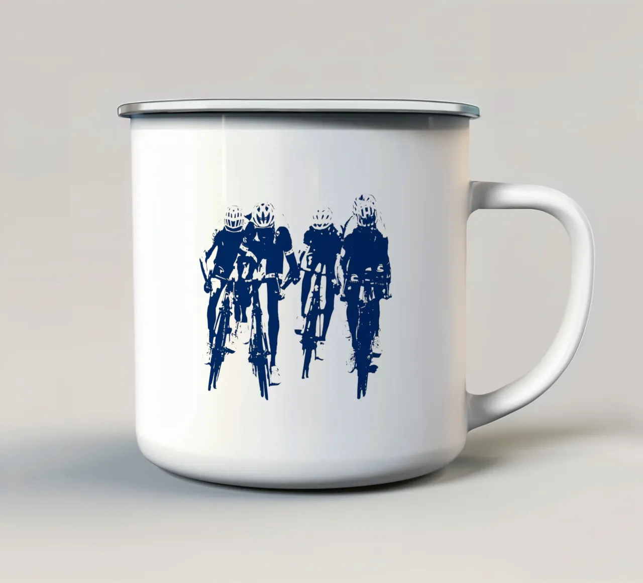 Ciclismo tazza in smalto da LaylaOzFun