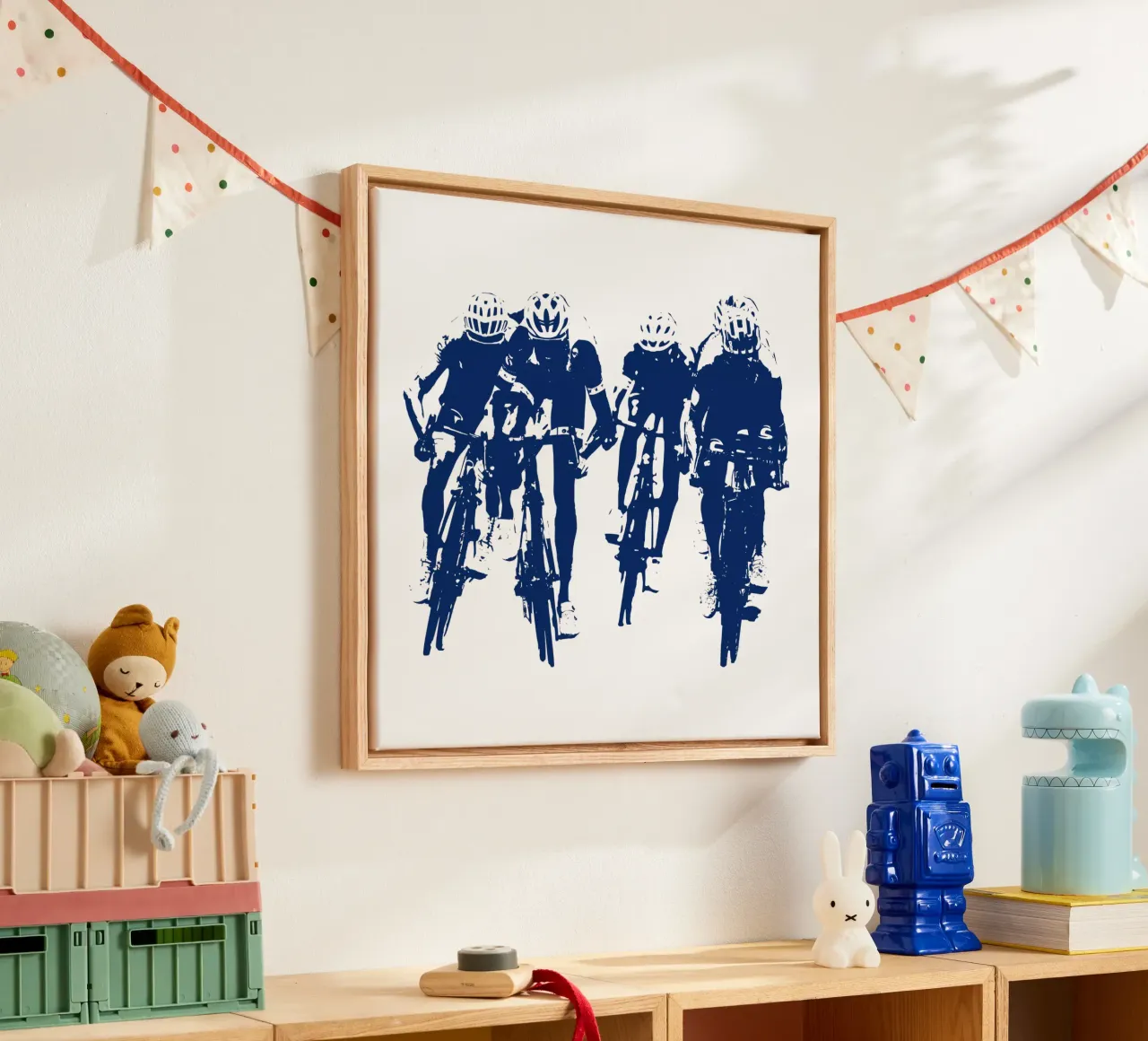 Ciclismo tela con Cornice a cassetta da LaylaOzFun