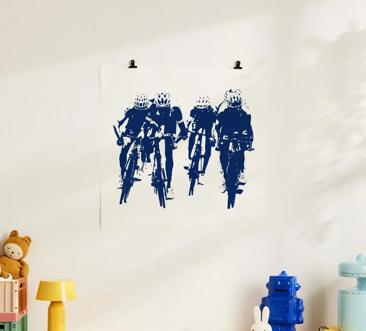 Ciclismo poster con telaio in legno da LaylaOzFun