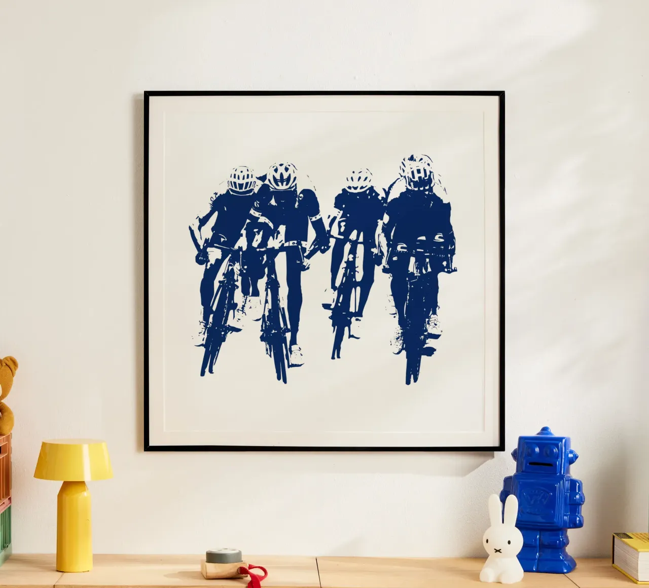 Ciclismo poster con telaio in legno da LaylaOzFun