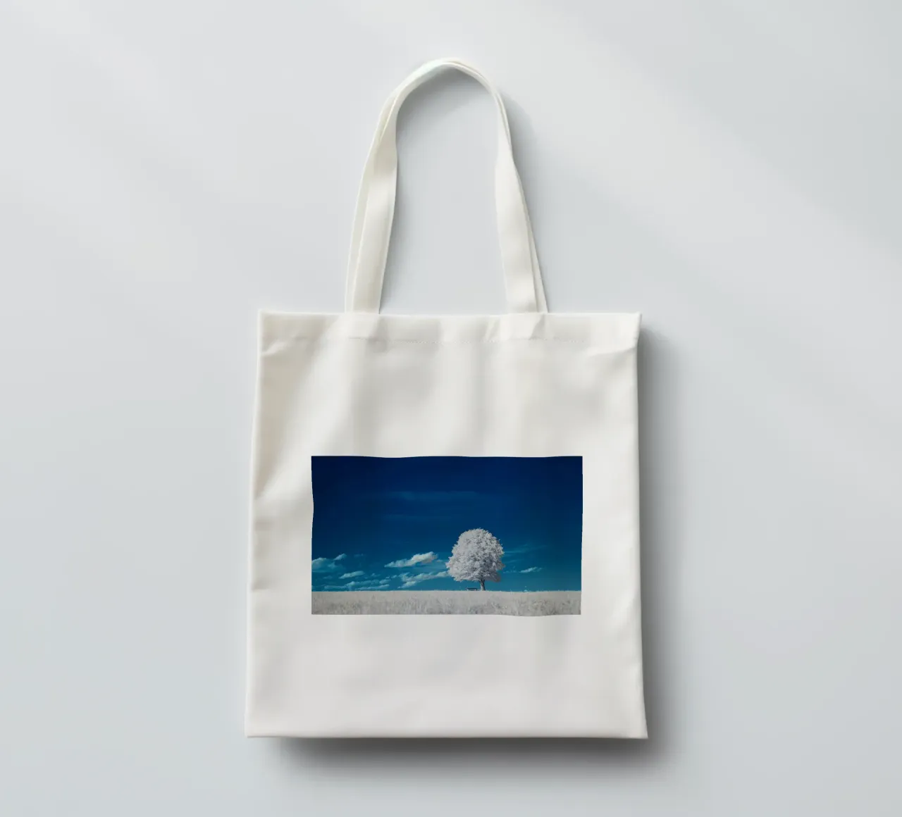 white field tree borsa in juta da beney