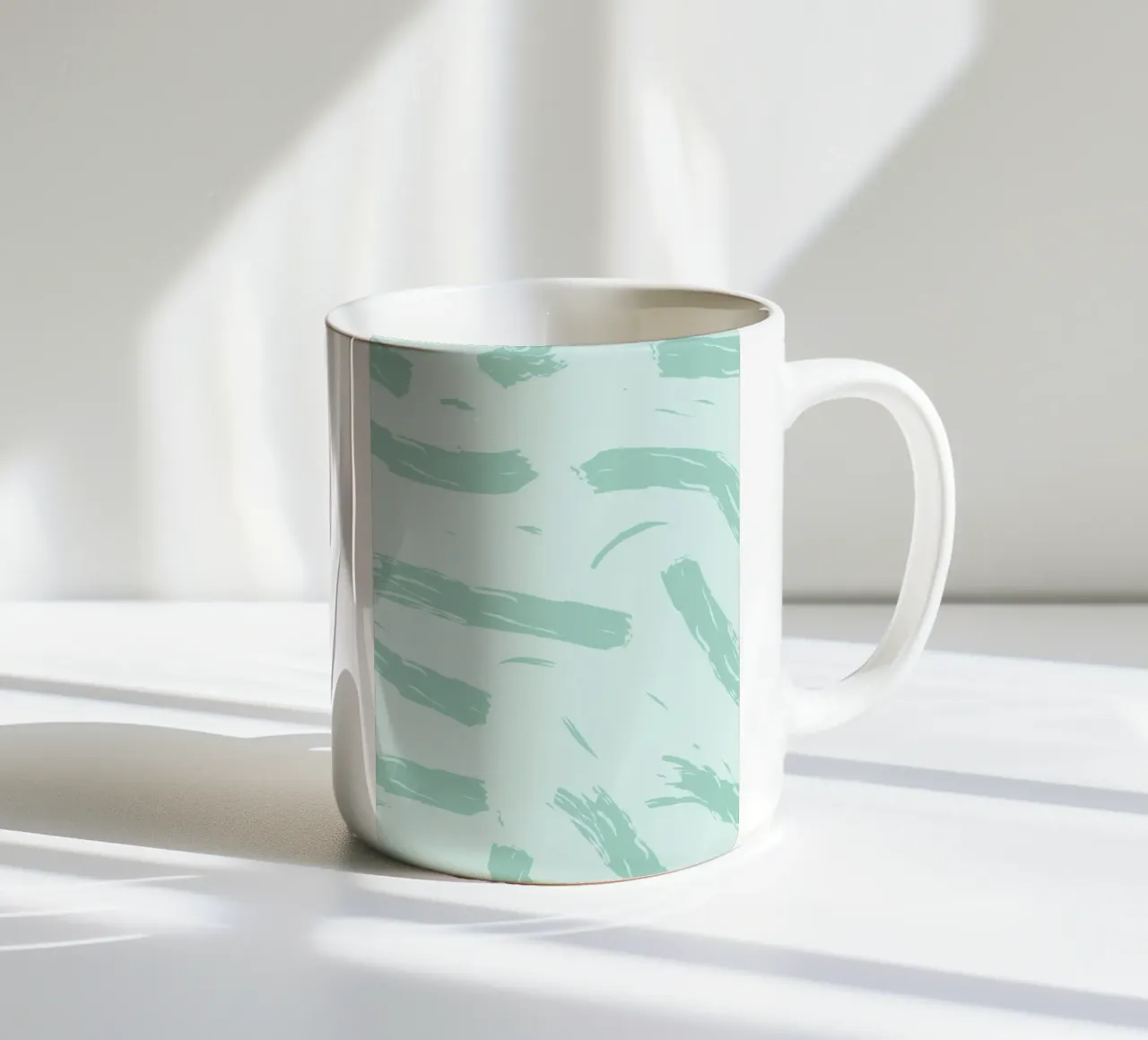 green ink page tazza in ceramica da beney