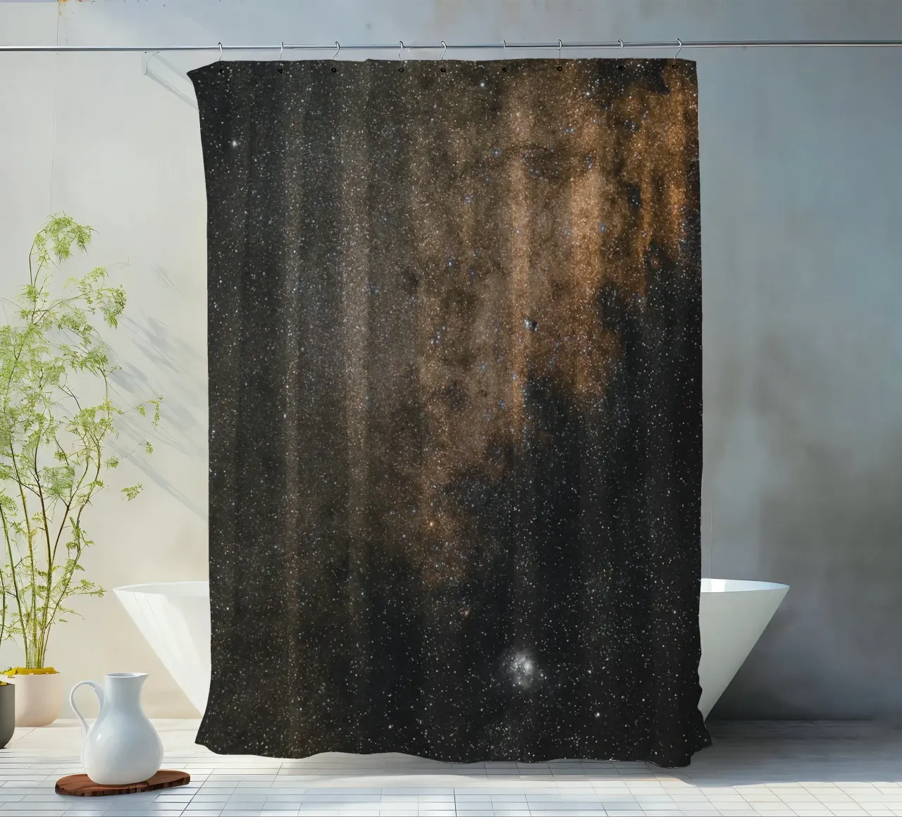 starry gradient tenda da doccia da beney