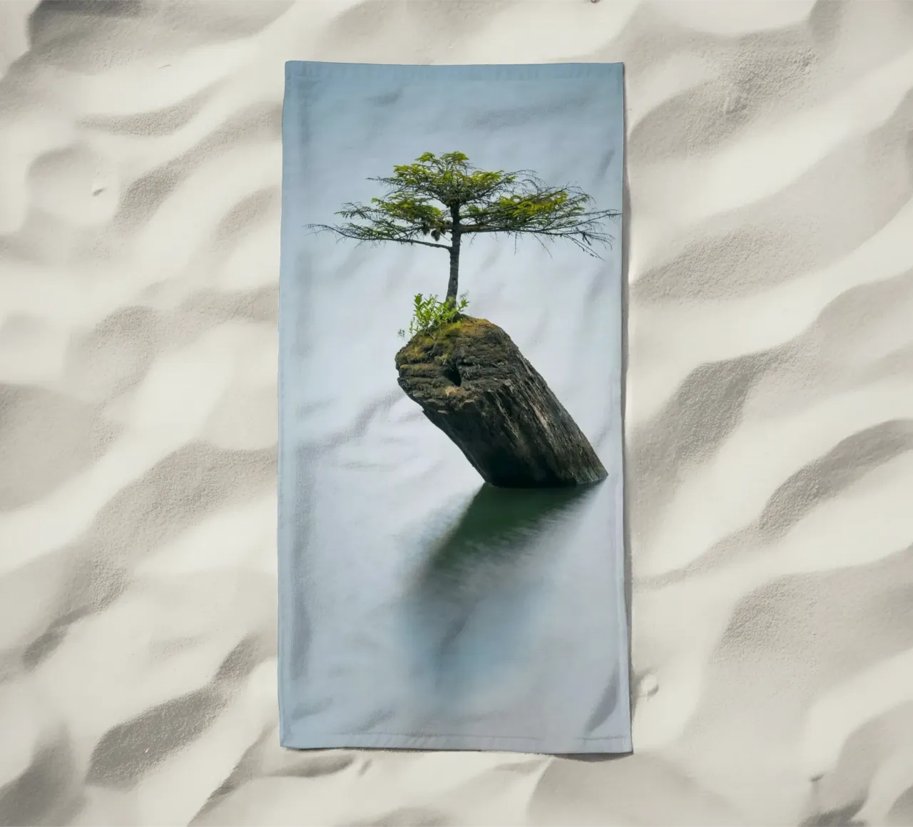single tree on rock telo mare da morgal