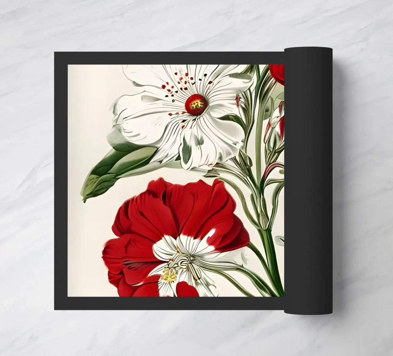 Eleganza floreale zerbino da Artistic-shop