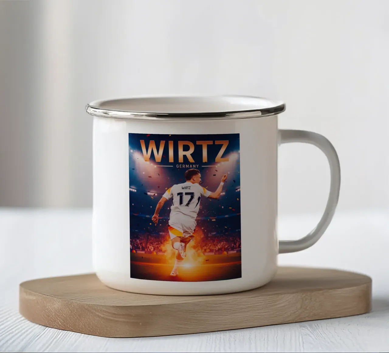 Florian Wirtz per la Germania tazza in smalto da Lembayung art