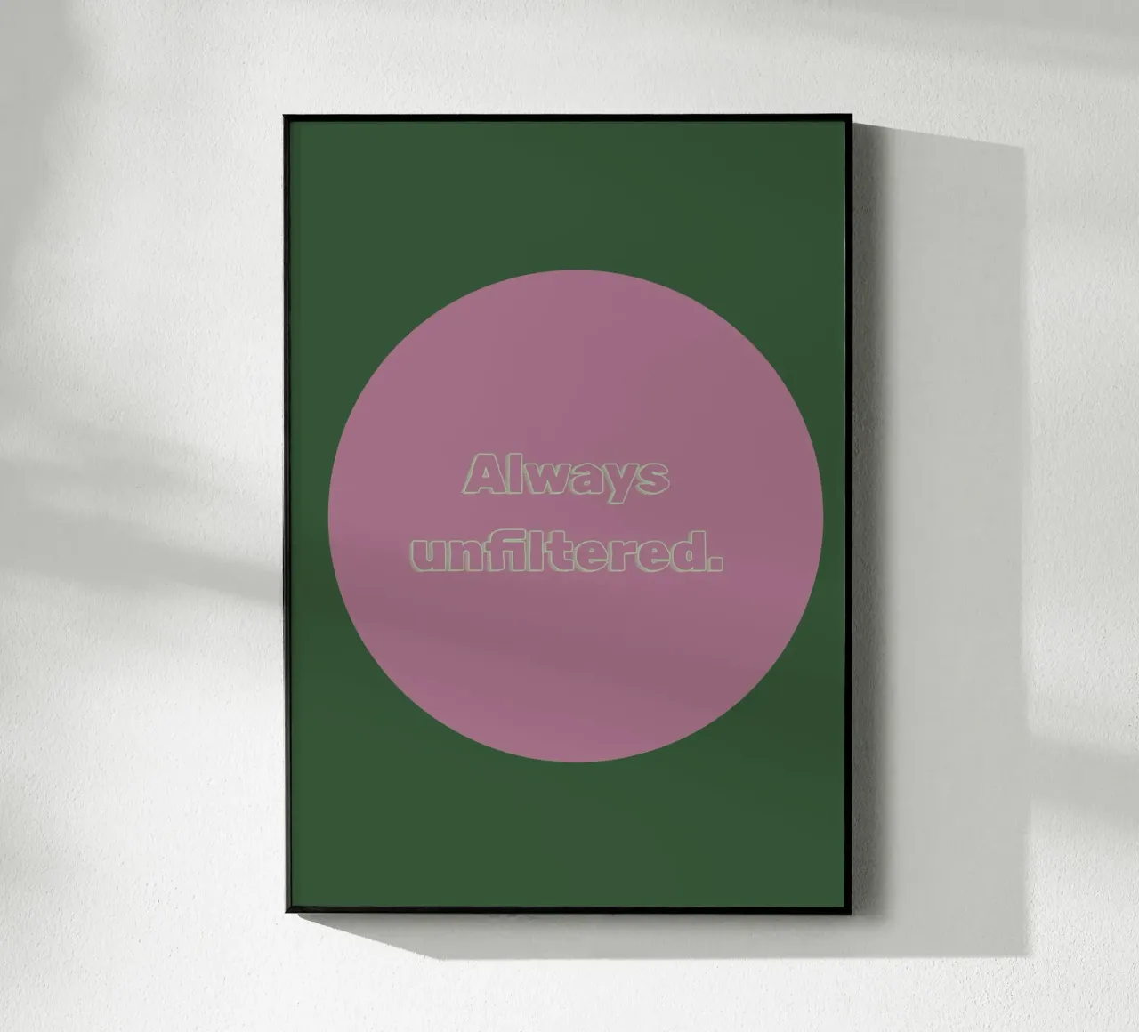 Filterfrei. plexiglass da Hetty Lu