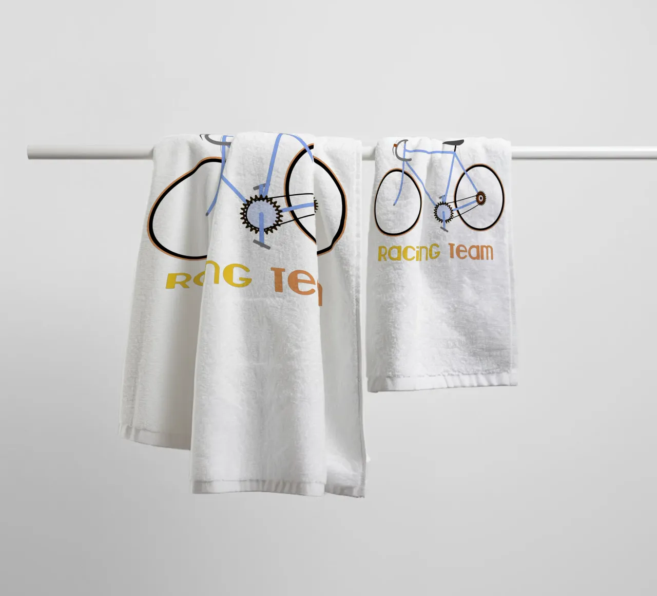 Équipe de course cycliste serviette de bain de LaylaOzFun