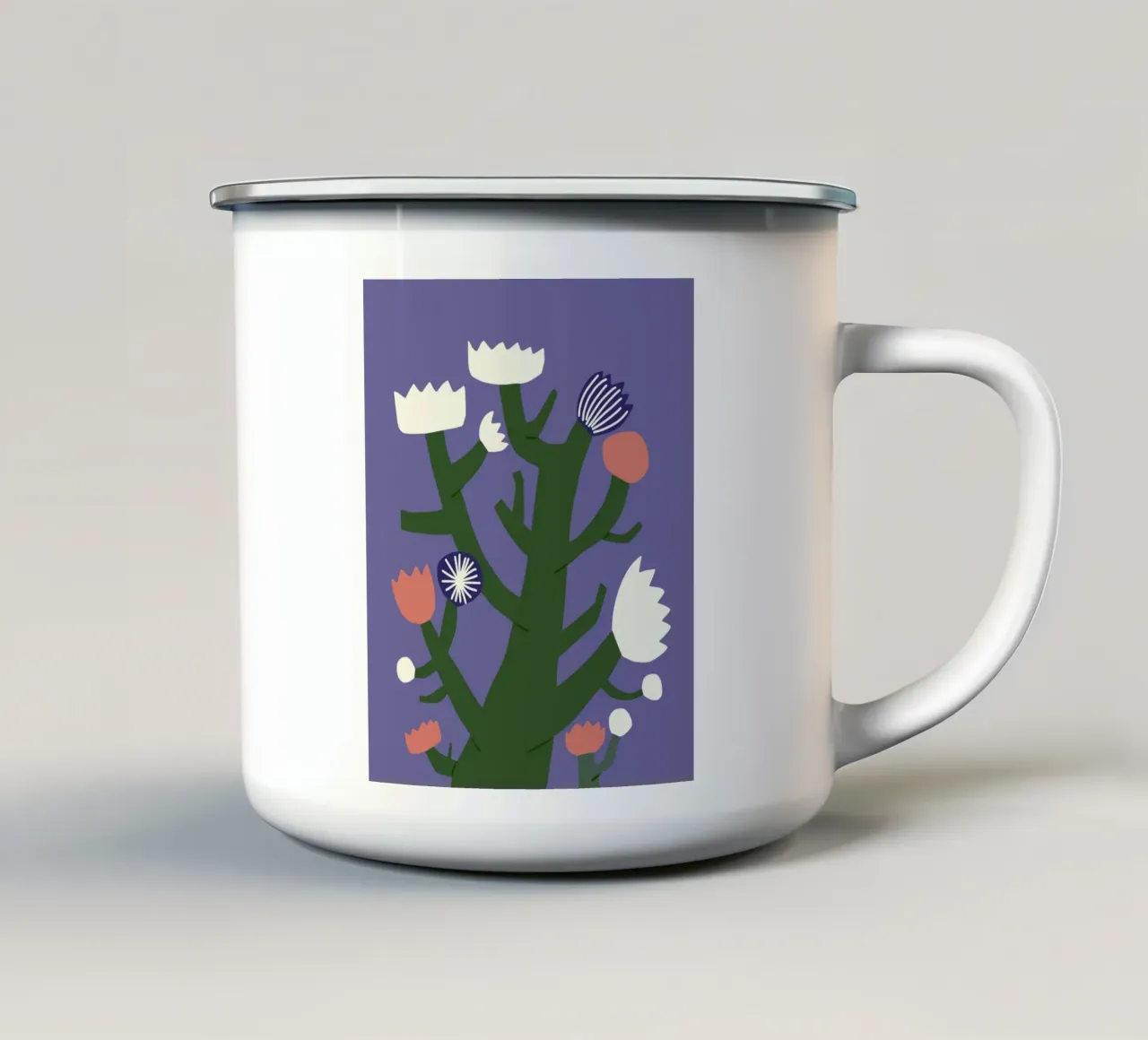 Varietà di fiori tazza in smalto da Little Dean