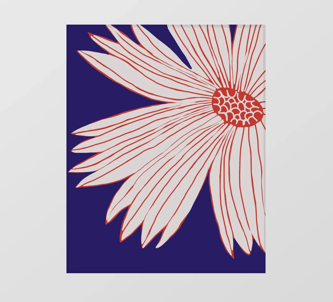 Fiore macro pellicola backlit da Little Dean